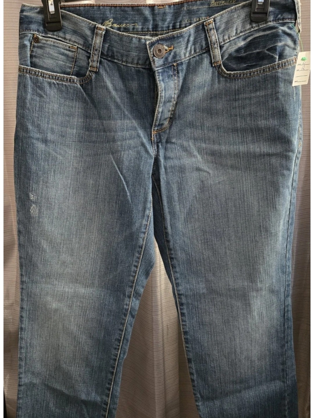 Eddie Bauer Women's Boyfriend Jeans - Light Blue Wash